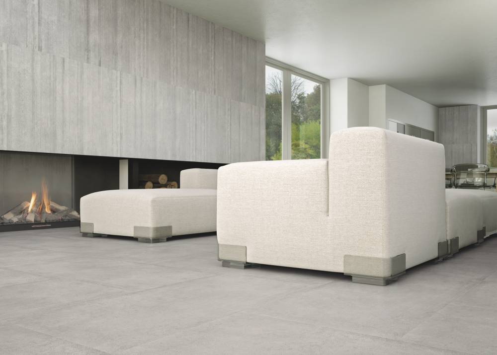 Serie Cemento Colore Grigio Rasato Cassero